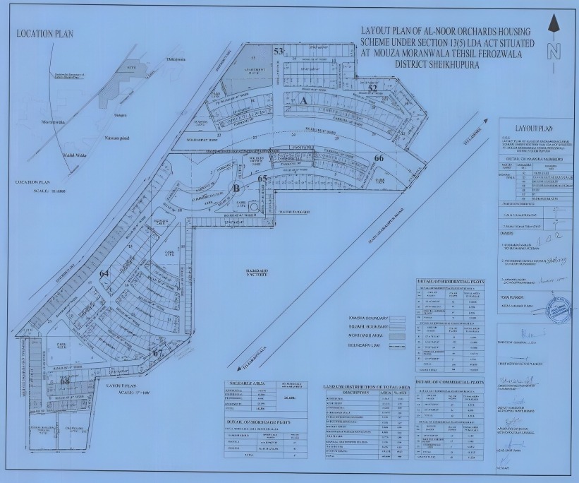 Al Noor Orchard Map and Master Plan