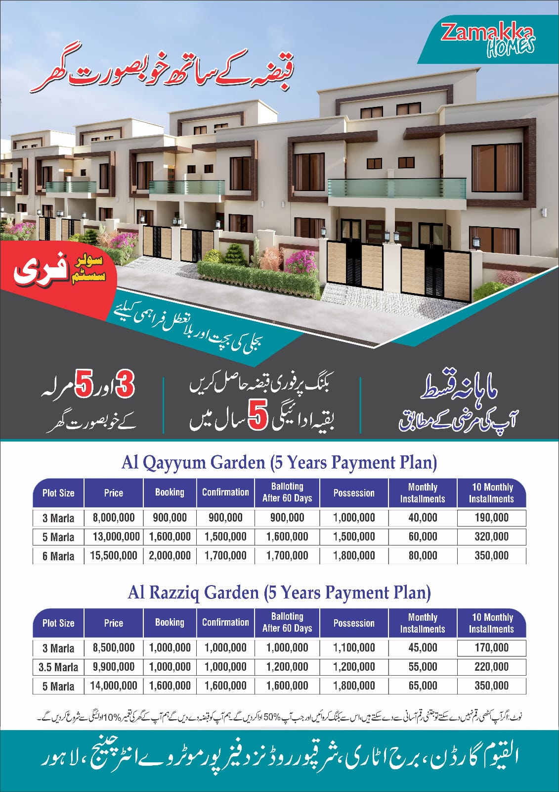 Zamaka Homes Updated Plan 2024