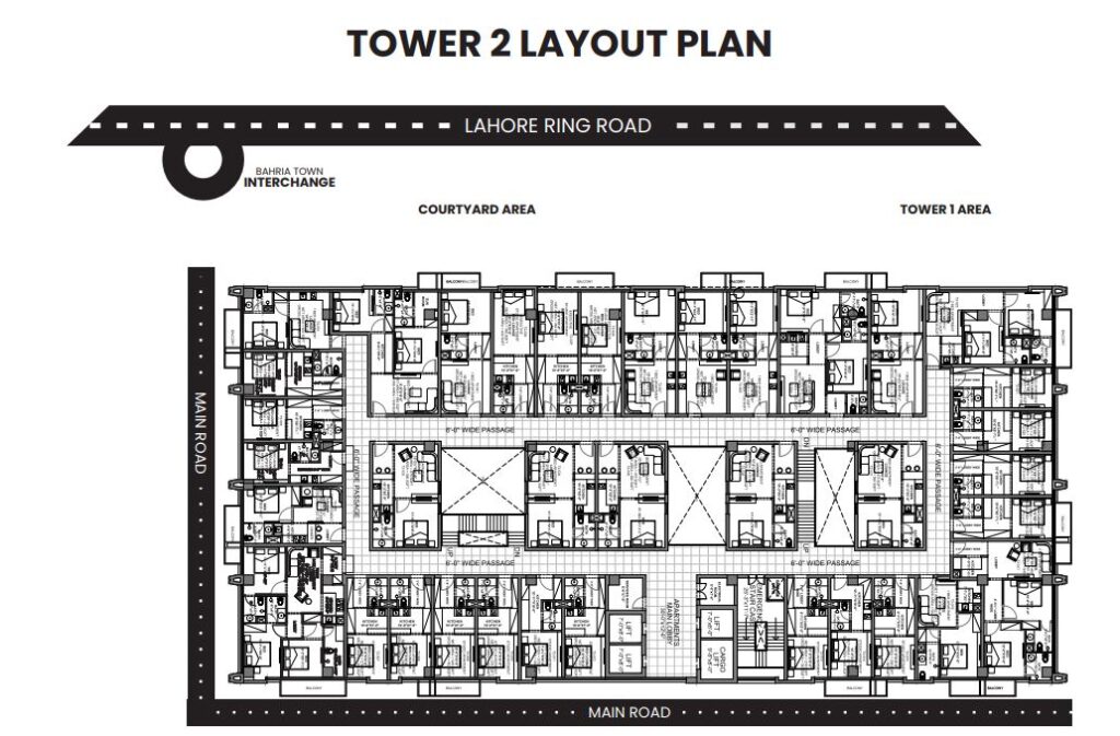 ICON Mall & Tower Tower  2 Layout plan