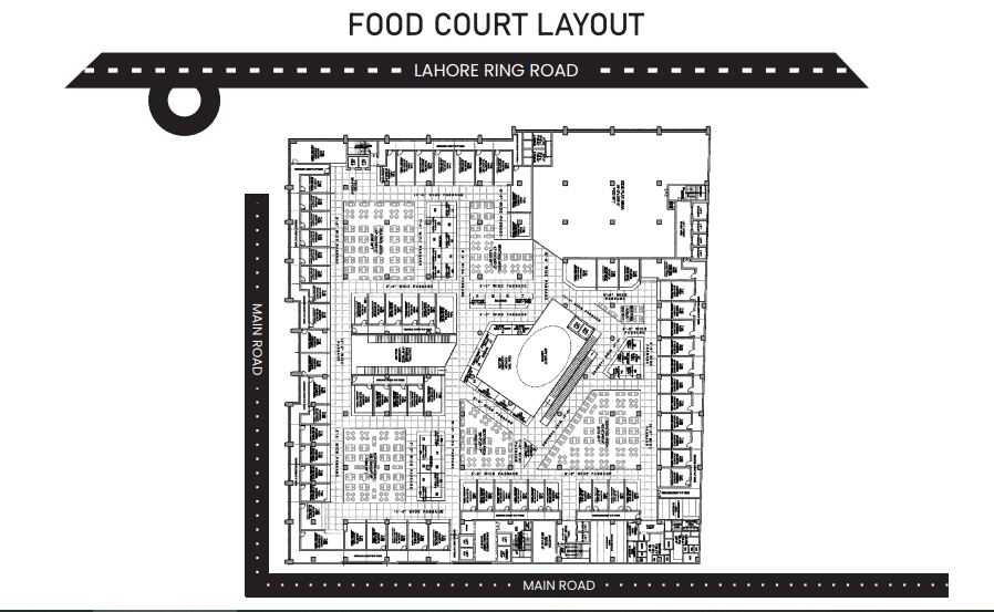 ICON Mall & Towers Foodcourt Layout