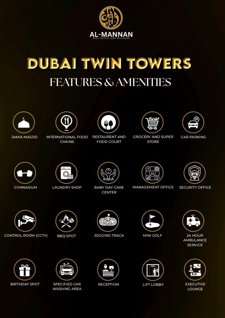 Amenties Dubai Twin Tower