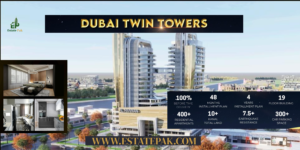 Read more about the article Dubai Twin Towers Lahore – A New Landmark of Luxury Living & Investment